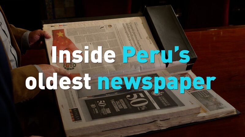 Inside Peru's oldest newspaper video poster