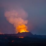 Live Volcano Eruption Continues in Southwest Iceland Video Poster 