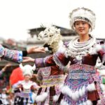 People Celebrate Lusheng and Horse Fighting Festival in Guangxi 