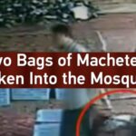 Two Bags of Machetes Taken into the Mosque Video Poster 