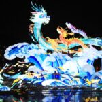 china Chic Lanterns Light Up Bailuzhou Park in Nanjing 
