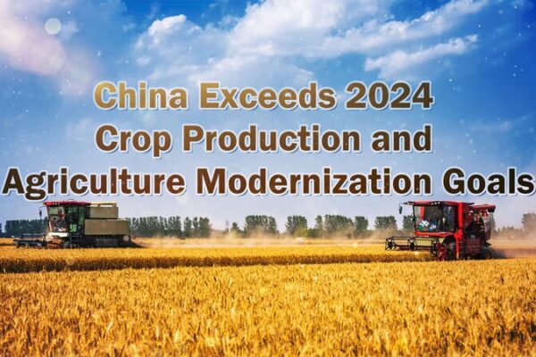 China exceeds 2024 crop production and agriculture modernization goals video poster