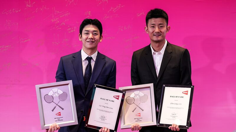 Chinas Chen Long Inducted into Bwf Hall of Fame Video Poster 