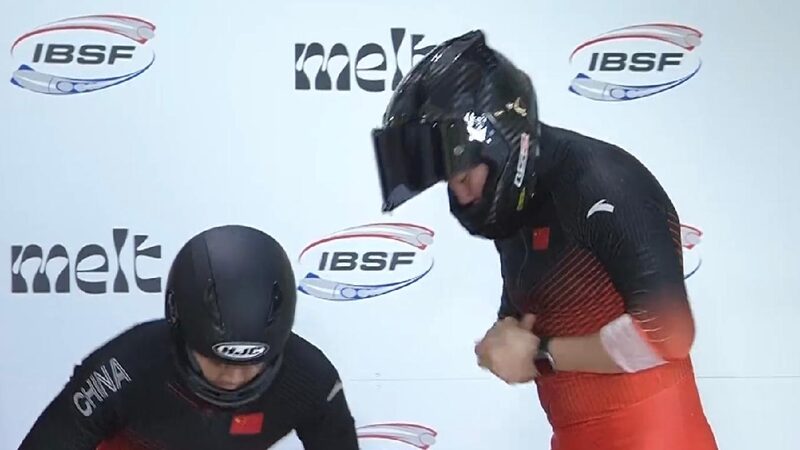 Chinas Li and Shi Finish Sixth In two man Bobsleigh at Ibsf World Cup 