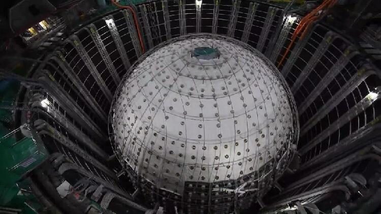 Chinas Transparent Spherical Neutrino Detector Reaches Critical Stage 