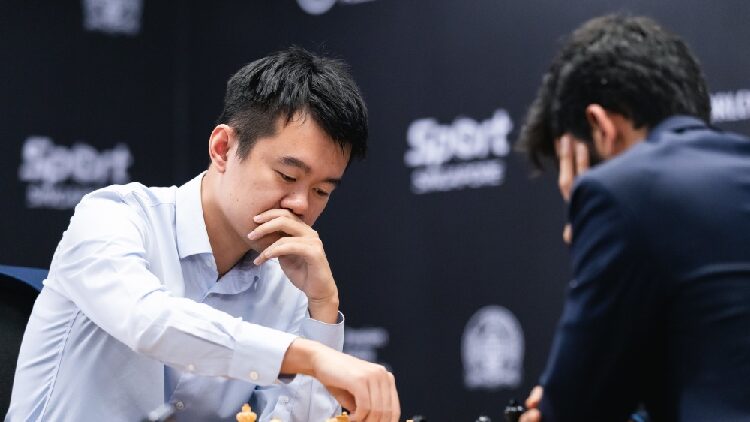 Ding Liren Defeats Gukesh to Tie Battle at Fide World Championship 