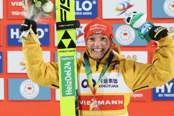 Germany's Schmid wins women's normal hill at Ski Jumping World Cup