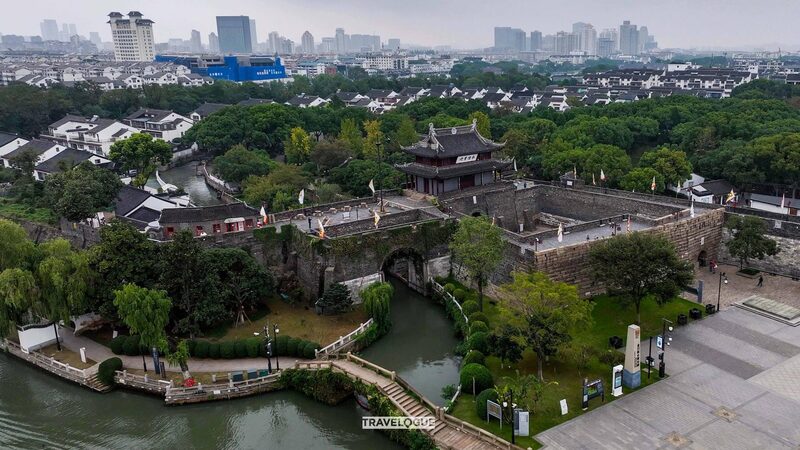 Historic Panmen Gate in Suzhou 
