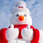 # - My News! Live Giant Snowman Welcomes Tourists from All over the Globe