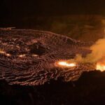 Live Us Hawaii Volcano Fires Fountains of Lava in Dramatic Eruption Video Poster 