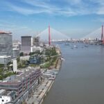 Live View of Yangpu Riverside in Northeast Shanghai Video Poster 