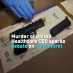 Murder of United Healthcare Ceo Sparks Debate on Gun Control Video Poster 
