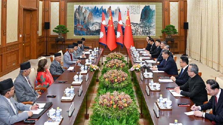 Nepali Pms China Visit Elevates Cross himalayan Ties 