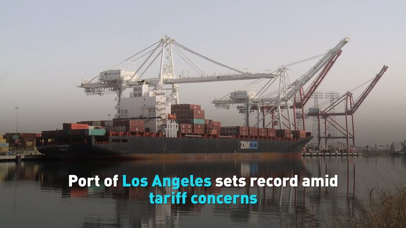 # - My News! Port of Los Angeles Sets Record Amid Tariff Concerns Video Poster