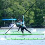 Single Bamboo Drifting Races at Chinas Ethnic Games Video Poster 