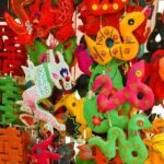 Snake themed Decorations Fill Shanghai Markets 