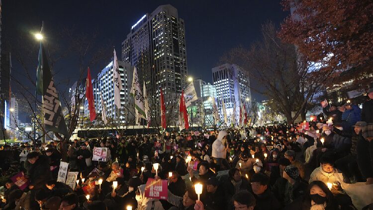 South Korean Opposition Parties Submit Motion to Impeach President 