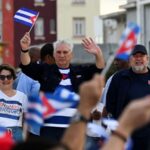 Thousands in Havana Protest Us Hostility Toward Cuba 