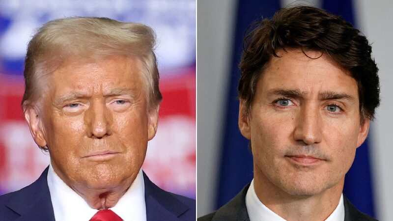 Trump discusses border, trade with Trudeau after pledging tariffs