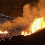 Us Hawaii Volcano Spews 80 meter Lava Fountains in Dramatic Eruption 