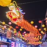 Ancient Town in Chongqing Lit Up for Spring Festival 