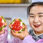 Artisan Crafts Steamed Dough Figurines for Festive Markets 