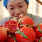 Auspicious Pomegranate shaped Buns Welcome Spring Festival 