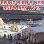 Birds Nest Snow Festival Winter Fun in Beijing Video Poster 
