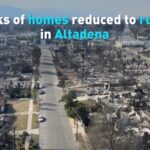 Blocks of Homes Reduced to Rubble in Altadena Video Poster 