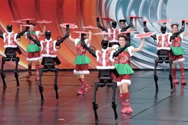 Chinas Humanoid Robots Dance at Spring Festival Gala Video Poster 