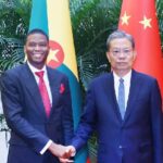 Chinas Top Legislator Meets with Grenadian Pm 