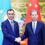 Chinas Top Legislator Meets with Senate Chairperson of Kazakhstan 