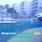 # - My News! Dangerous Snowstorms Slam American South Video Poster