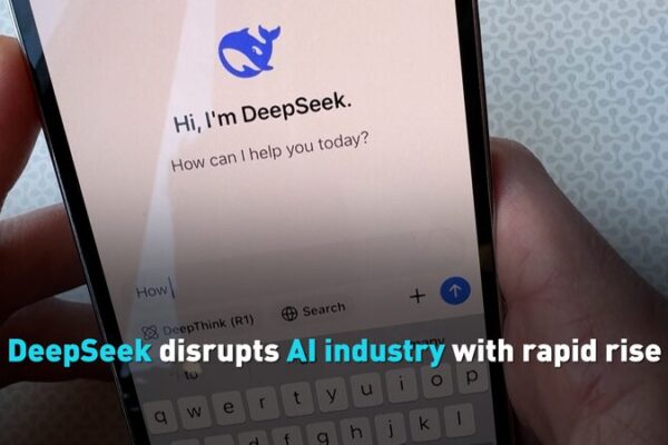 DeepSeek disrupts AI industry with rapid rise video poster
