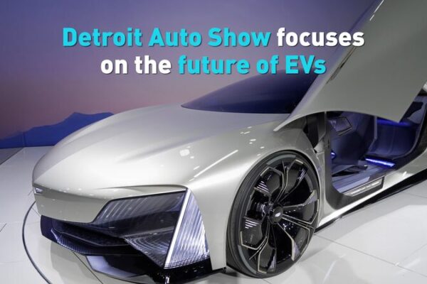 Detroit Auto Show focuses on the future of EVs video poster