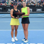 # - My News! Guo Panova Lift Womens Doubles Trophy at Wta Adelaide International