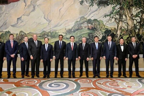 Han Zheng Meets Us Business Leaders to Strengthen China us Ties 