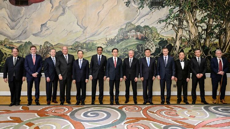 Han Zheng Meets Us Business Leaders to Strengthen China us Ties 