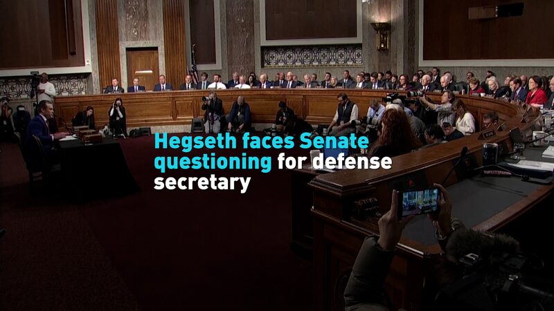# - My News! Hegseth Faces Senate Questioning for Defense Secretary Video Poster
