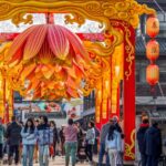Lanterns Light Up for Chinese New Year at Nanjings Confucius Temple 
