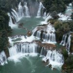 Live Detian Waterfall the Largest Transnational Waterfall in Asia