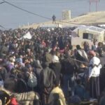 Live Displaced Gazans Uncertain Journey Back to Gaza City Video Poster 