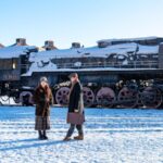 Locomotive Depot in Heilongjiang Draws Winter Crowds 