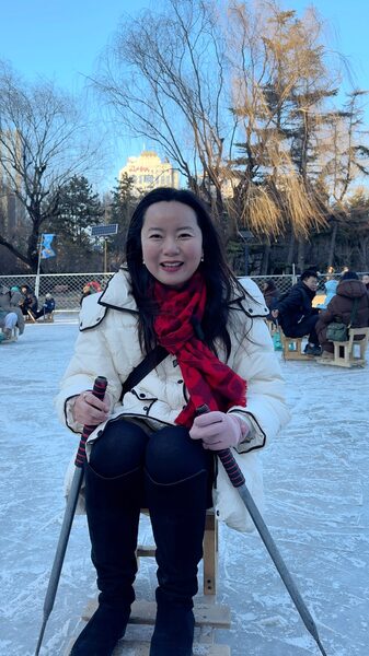 # - My News! Lucys Journey First Ice Skating Adventure at a Frozen Beijing Lake Video Poster