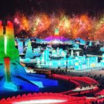 New Year Firework Show Lights Up the Sky in Harbin 