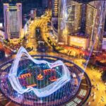 Optics Valley Square in Wuhan Draws Eyes with Its Modern Design 