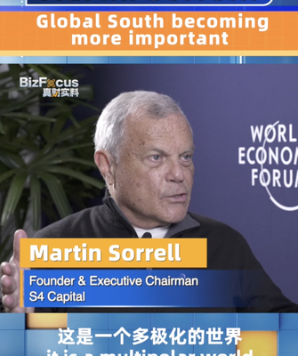 Advertising Mogul Martin Sorrell Highlights the Rise of the Global South S4 Capital founder: Global South becoming more important video poster