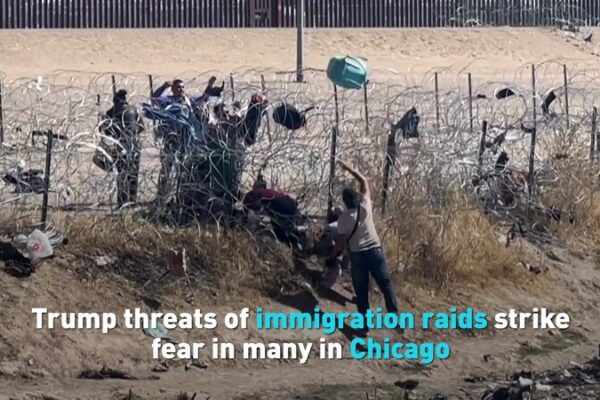 Immigrant Communities in Chicago Fearful of Planned Immigration Raids Trump threats of immigration raids strike fear in many in Chicago video poster