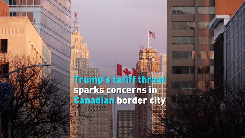 # - My News! Trumps Tariff Threat Sparks Concerns in Canadian Border City Video Poster