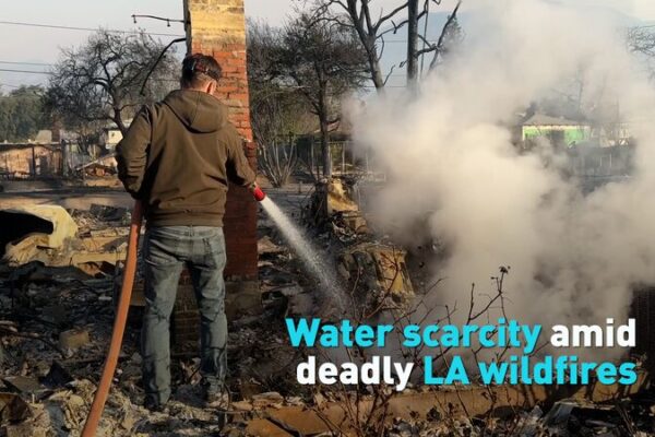 Water scarcity amid deadly LA wildfires video poster